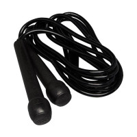 Скакалка Adidas Speed Rope Plastic Handle черная adiJRW03