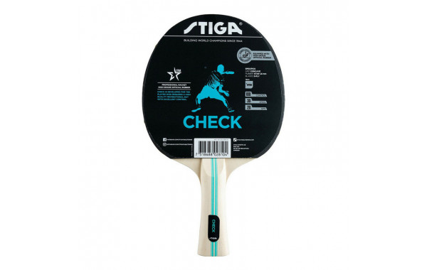 Ракетка для настольного тенниса Stiga Check Hobby WRB, 1210-5818-01 600_380