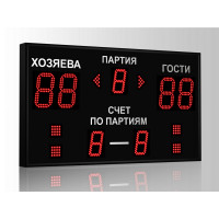 Табло для волейбола Импульс 715-D15x4-D11x3-S4-A2