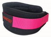 Атлетический пояс Grizzly Soflex Nylon Pro Weight Training Belt 8837L-0462 черный\розовый