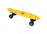 Скейтборд пластиковый 41x12cm Sportex E33082 желтый (SK400)