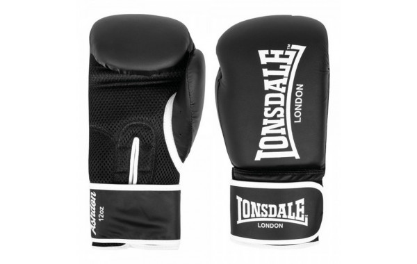 Перчатки тренировочные 8oz Lonsdale Ashdon 160011 8 BK черный 600_380