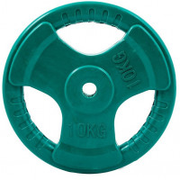 Диск обрезиненный Profi-Fit цветной 3 Handle D-26 10кг