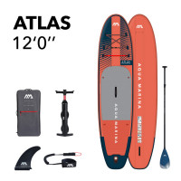 SUP-доска 366х86х15см, насос, лиш, киль, ремнабор, сумка, до 180кг Aqua Marina Atlas BT-23ATP