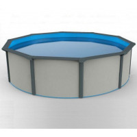 Морозоустойчивый бассейн Poolmagic White круглый 460x130 см Comfort