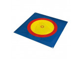 Ковер борцовский трехцветный 1200х1200x5см ФСИ ППЭ+НПЭ(плотность 160м3) 7327