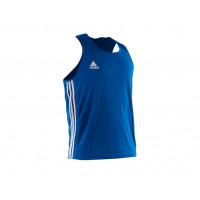 Майка боксерская Adidas Boxing Top Punch Line синяя adiBTT02