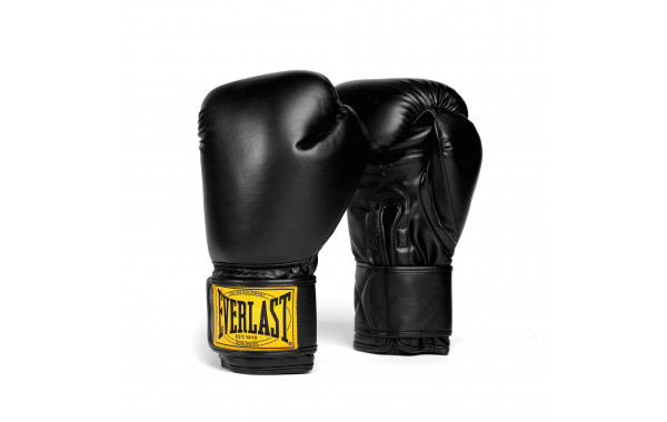 Перчатки тренировочные Everlast 1910 Classic PU 14oz P00003349 черный 600_380