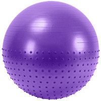 Мяч гимнастический Sportex Anti-Burst полу-массажный 65 см FBX-65-2, фиолетовый