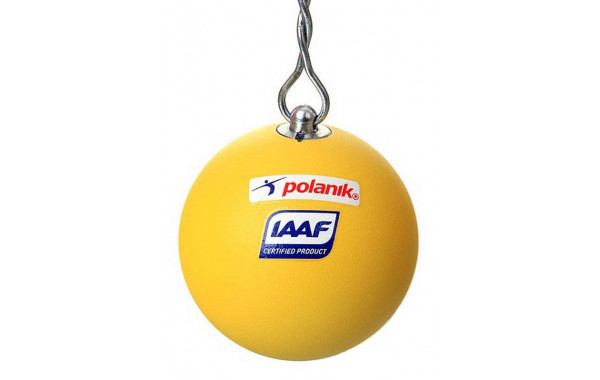 Молот соревновательный стальной 5кг, диам. 100 мм. Polanik IAAF PM-5/100 600_380