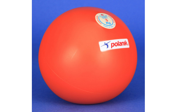 Ядро TRIAL, супер-мягкая резина, для тренировок на улице и в помещениях, 3 кг Polanik VDL30 600_380
