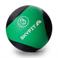 Медицинский мяч 3 кг SkyFit SF-MB3k черный-зеленый