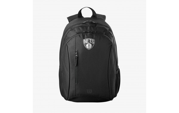 Рюкзак спортивный 45x28x17см, 22л Wilson Team Brooklyn Nets Backpack WZ6015002 черный 600_380