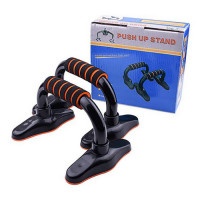 Упоры для отжимания Sportex с неопреновыми ручками металл (оранжевые) D34490