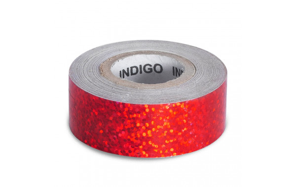 Обмотка для гимнастического обруча Indigo Crystal IN139-RD, 20мм*14м, красный 600_380