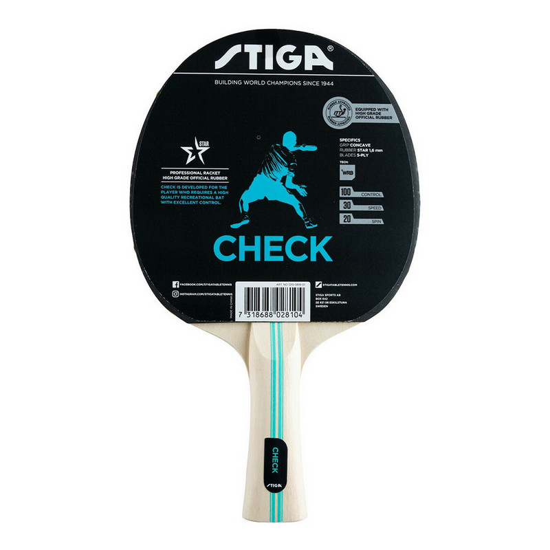 Ракетка для настольного тенниса Stiga Check Hobby WRB, 1210-5818-01 800_800