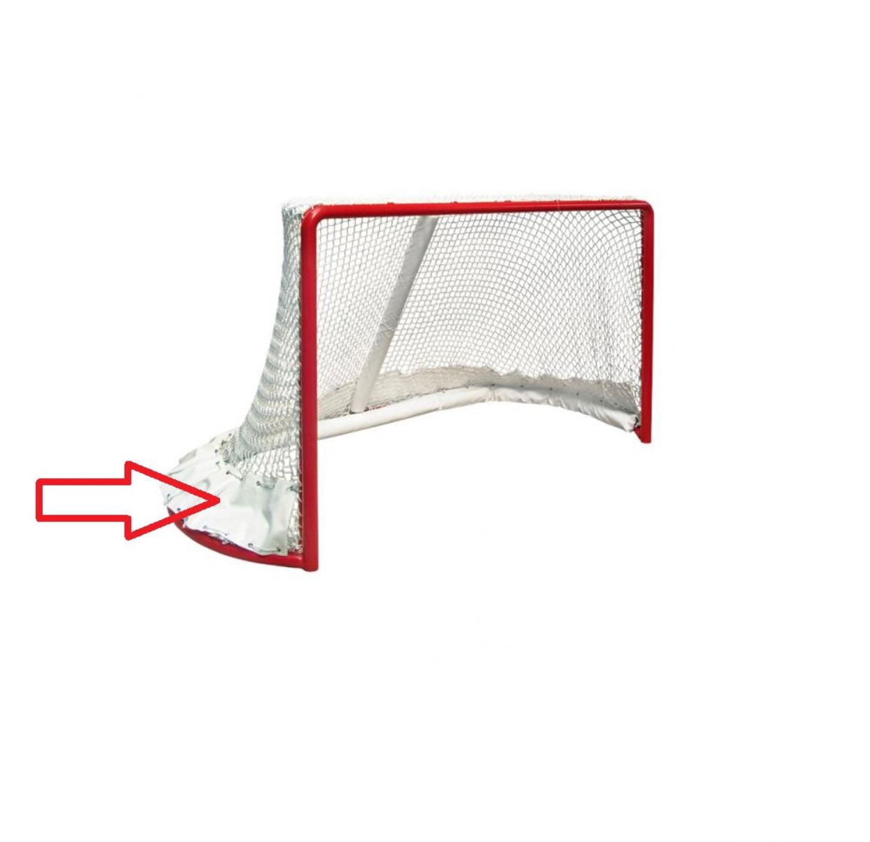 Защита хоккейной сетки Sportex из тента (комплект) 18743 1242_1203