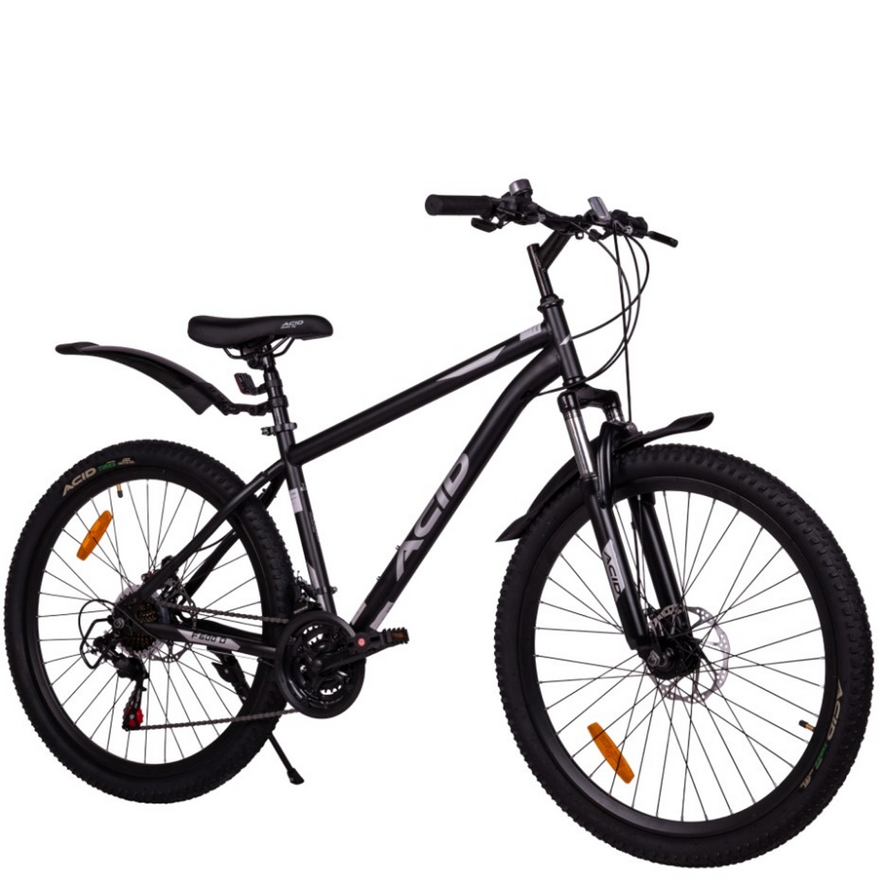 Велосипед 26" Acid F 600 D Black 053960 Flat\Silver 1280_1277