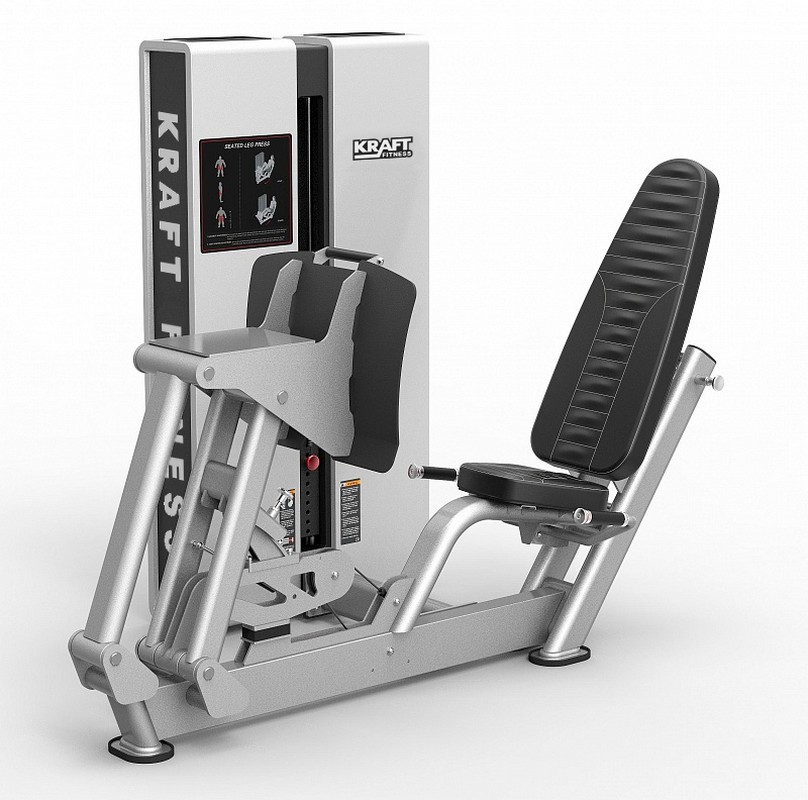 Жим ногами сидя/Икроножные сидя Kraft Fitness EXACT KFDXLPC 808_800