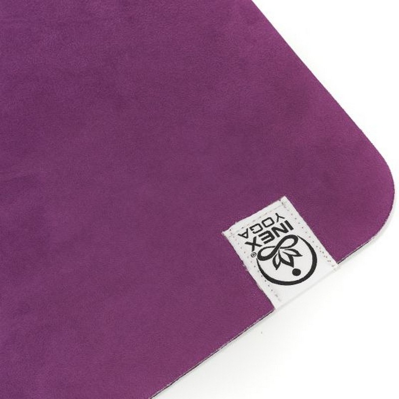 Коврик для йоги 183х61х0,3см Inex Suede Yoga Mat ECO искусственная замша HG\MFMAT-ECO\18-61-03 фиолетовый 800_800