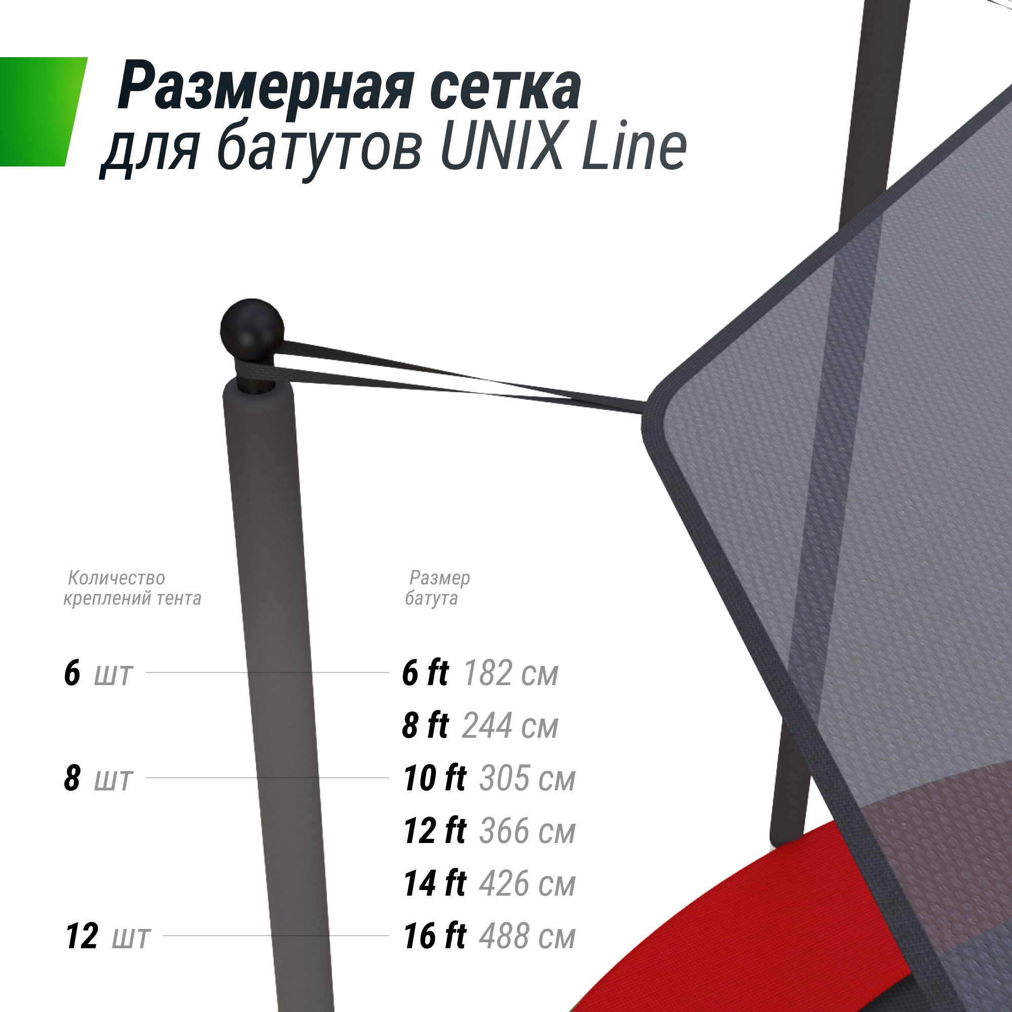 Солнцезащитный тент Unix Line 305 см (10 ft) TRSUNT10 2000_2000