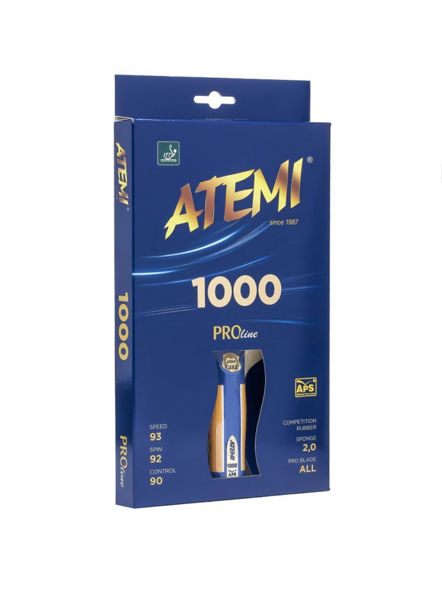 Ракетка для настольного тенниса Atemi PRO 1000 CV 1500_2000