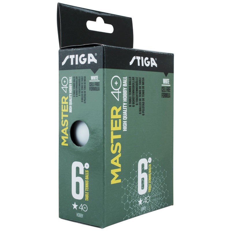 Мячи для настольного тенниса 6 шт. Stiga Master ABS 1* 1111-2410-06 800_800