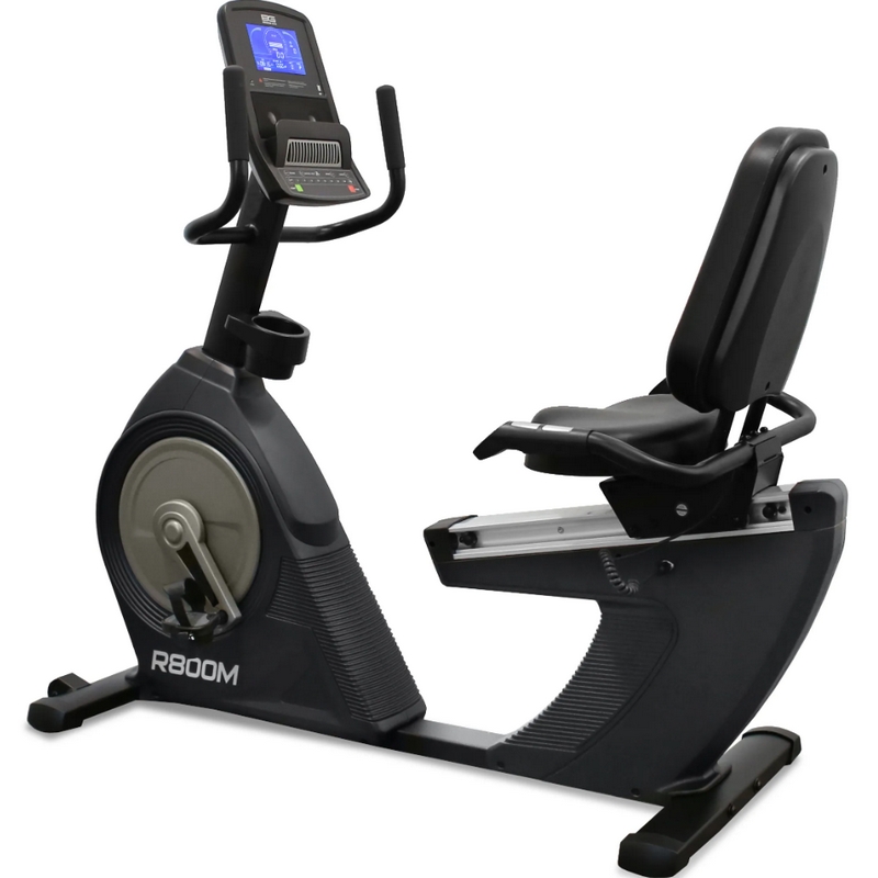 Велотренажер горизонтальный коммерческий Bronze Gym R800M (new) 800_800