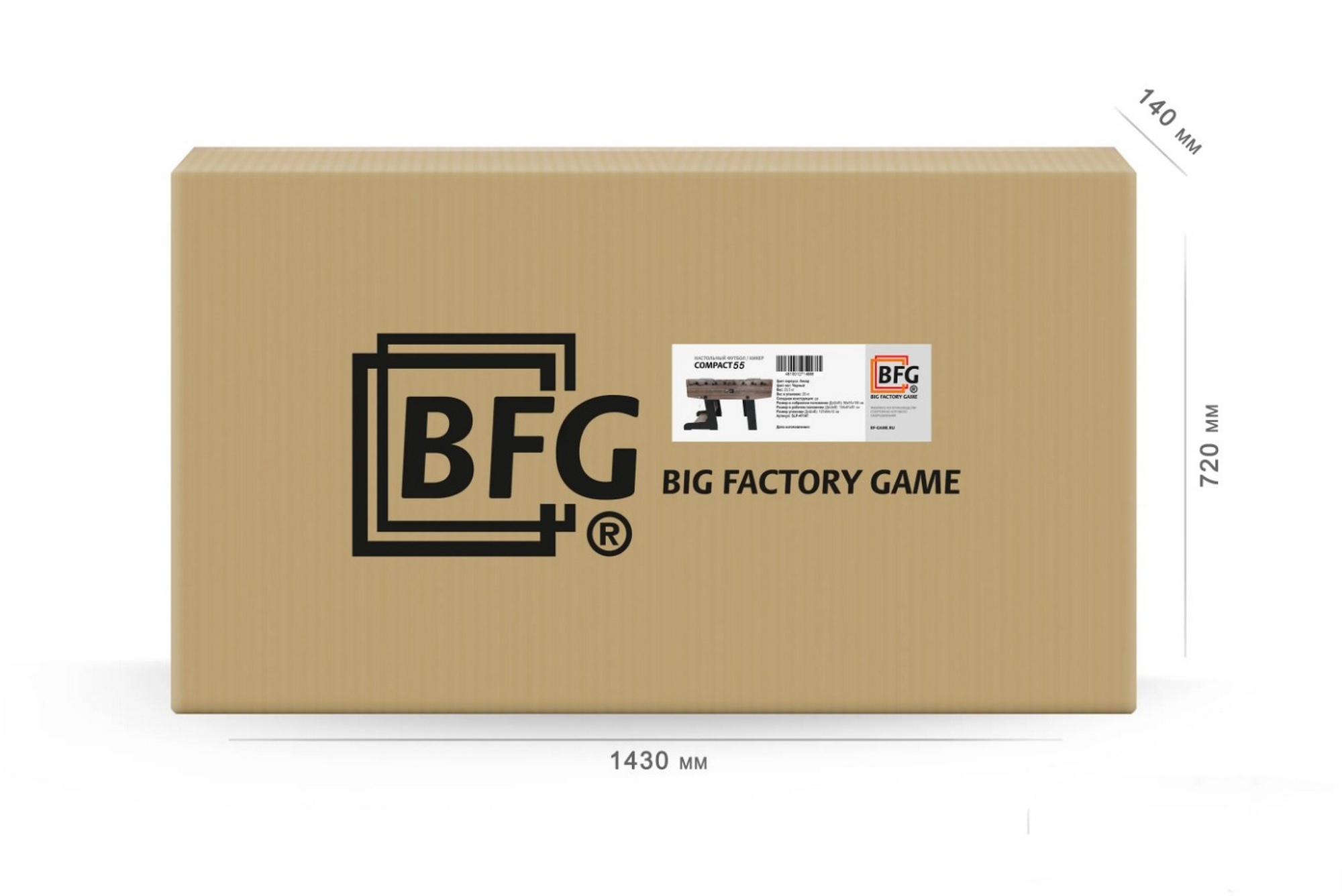 Настольный футбол\Кикер BFG Compact 55 Аризона BFG-5FM1aR 2000_1336