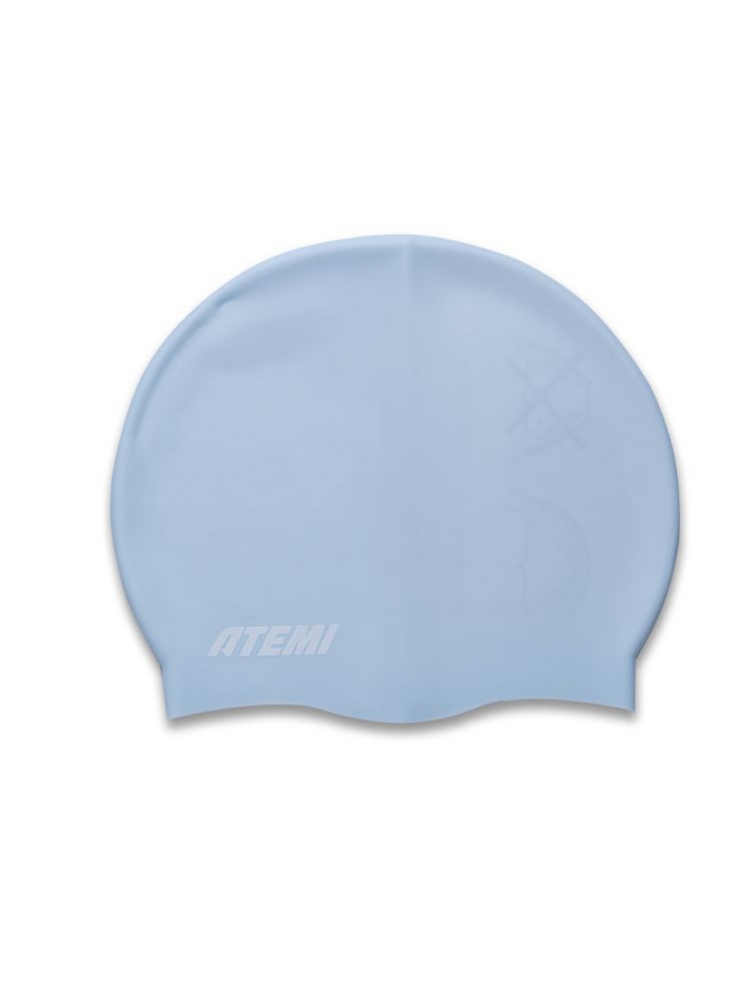 Шапочка для плавания Atemi kids silicone cap Light blue KSC1LBE голубой 1500_2000