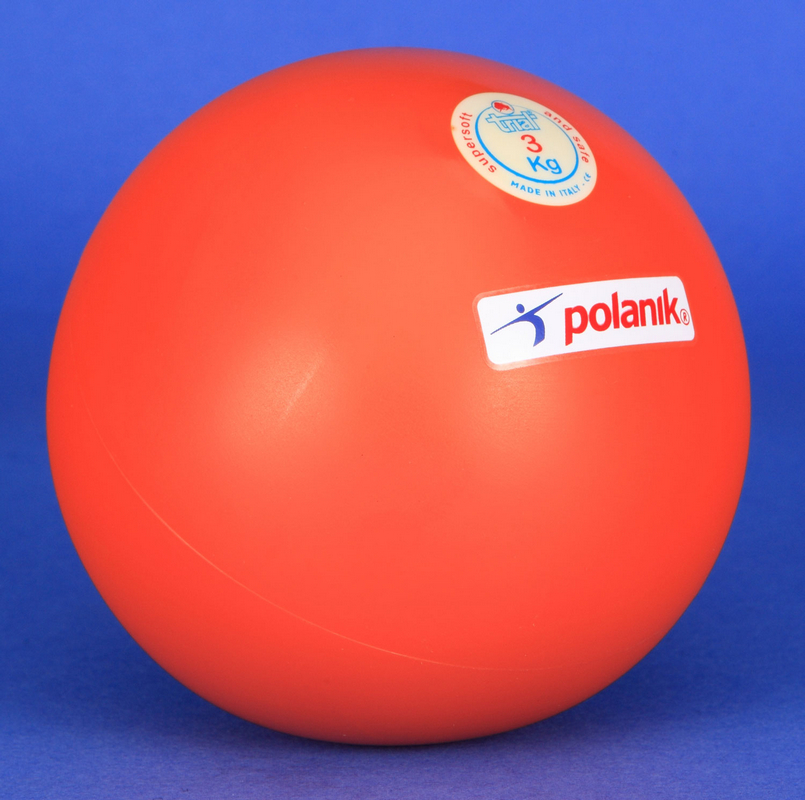Ядро TRIAL, супер-мягкая резина, для тренировок на улице и в помещениях, 3 кг Polanik VDL30 805_800