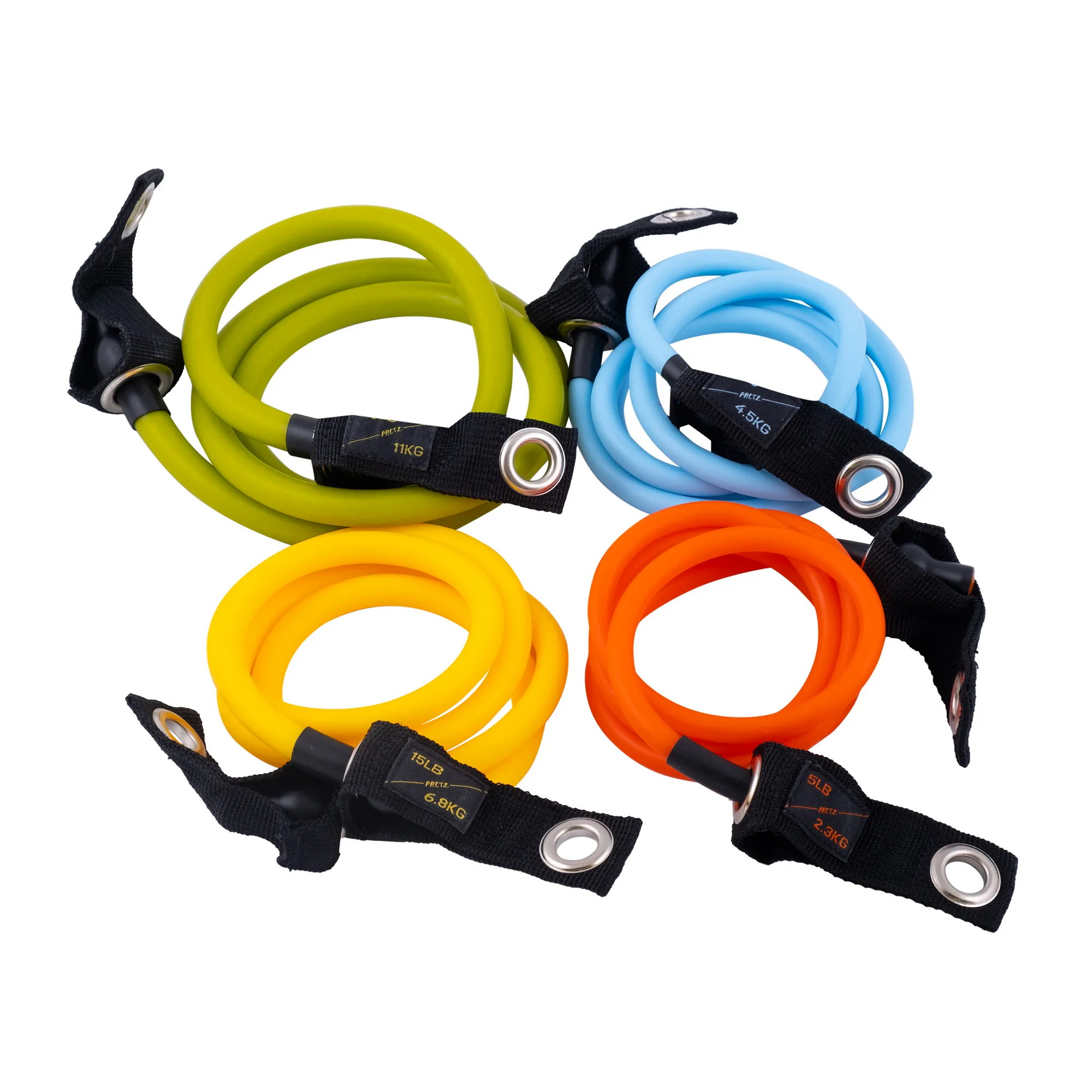 Набор трубчатых эспандеров PRCTZ RESISTANCE TUBE KIT PF3390 2000_2000