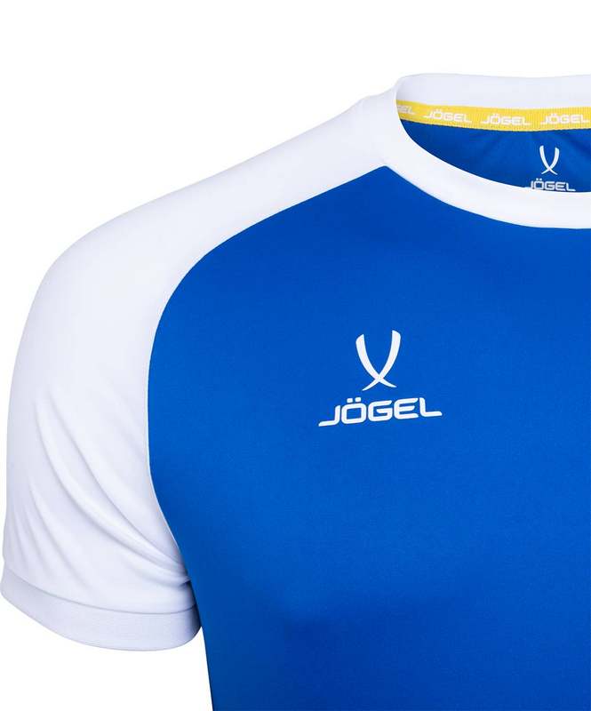 Футболка футбольная Jogel JFT-1021-071, синий/белый 665_800