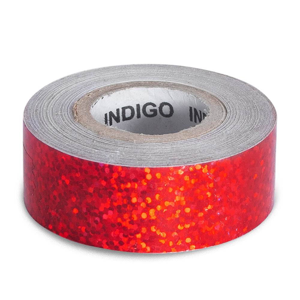 Обмотка для гимнастического обруча Indigo Crystal IN139-RD, 20мм*14м, красный 1000_1000
