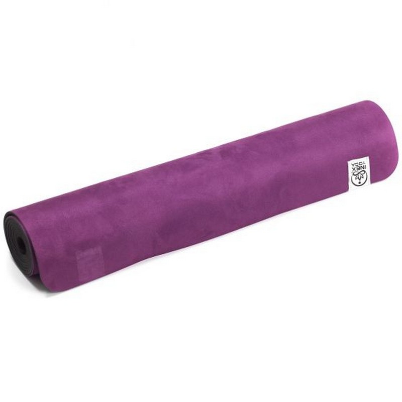 Коврик для йоги 183х61х0,3см Inex Suede Yoga Mat ECO искусственная замша HG\MFMAT-ECO\18-61-03 фиолетовый 800_800