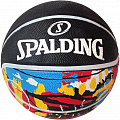 Мяч баскетбольный Spalding E43144 резина №7 (черный) 120_120