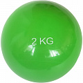 Медбол 2 кг, d13см Sportex MB2 салатовый 120_120