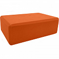 Йога блок Sportex BE100-6 полумягкий, из вспененного ЭВА (A25573) оранжевый 120_120