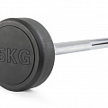 Штанга неразборная обрезиненная 15 кг. Прямой гриф VictoryFit VF-DX4150 120_120