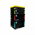 Плиометрический бокс Live Pro Soft Plyometric Box LP8151-M 91,4x76,2x30,4 см, черный/зеленый 120_120