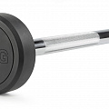 Штанга неразборная обрезиненная 7,5 кг. Прямой гриф VictoryFit VF-DX4075 120_120